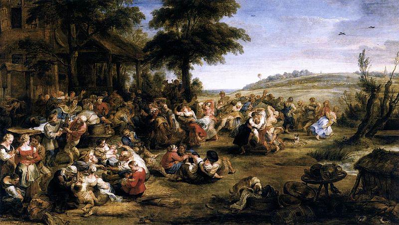 Peter Paul Rubens The Village Fete Norge oil painting art
